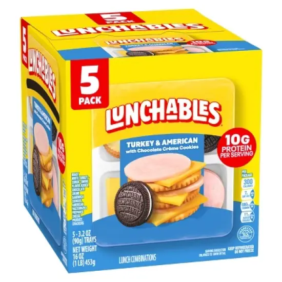 Oscar Mayer Turkey Lunchables 5pk - 16oz image {7}