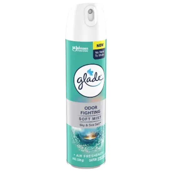 Glade Odor Fighting Soft Mist Aerosol Room Air Freshener - Sky & Sea Salt - 8oz image {10}