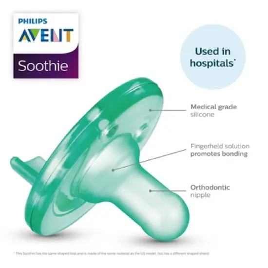 Philips Avent Soothie 3-18 Months - Beige - 4pk image {1}