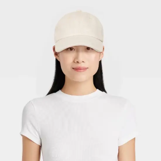 Brushed Flannel Baseball Hat - A New Day&trade; image {1}