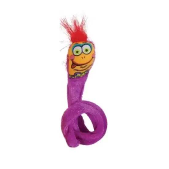 Fat Cat Springy Worm Catnip Toy - Assorted image {2}