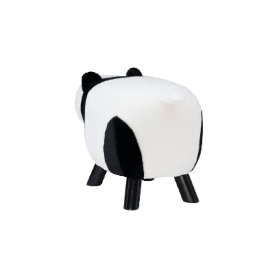 Ming Ming Panda Bear Stool White/Black - Powell image {4}