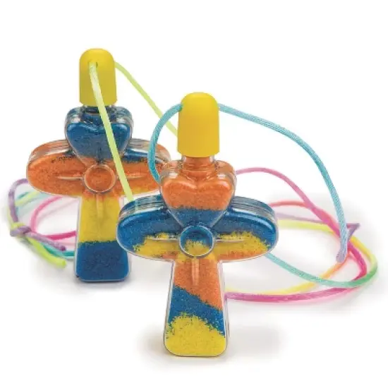 Sand Art Cross Necklace Craft Kit (Pack of 24) image {2}