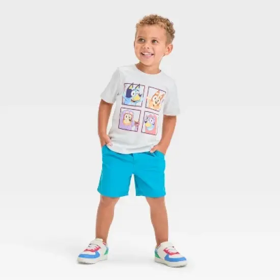 Toddler Boys' Bluey Bingo Grannies T-Shirt - Gray image {3}