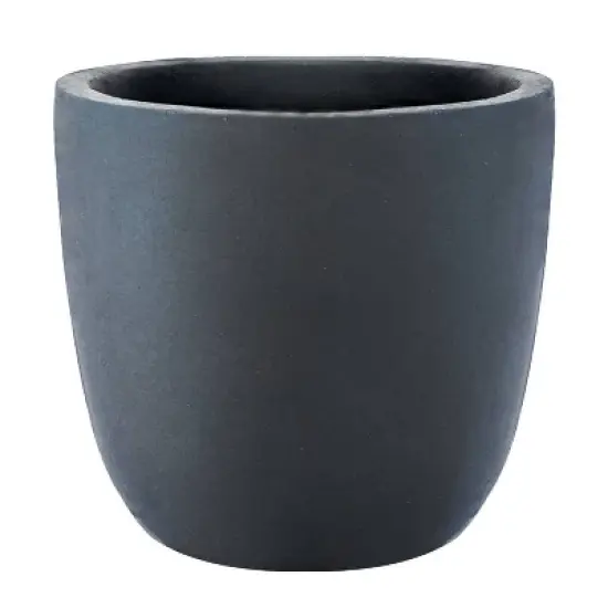 Rosemead Home & Garden, Inc. Weathered Concrete Outdoor Planter Pot Black image {9}