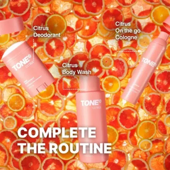TONE by AMP On-The-Go Travel Size Cologne & Body Mist - Citrus - 100ml image {5}