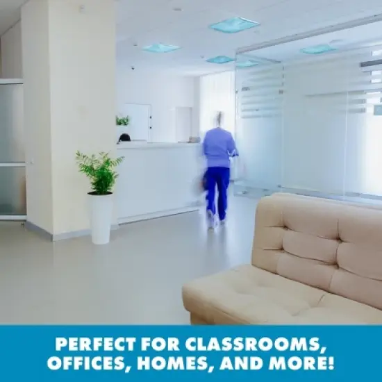 Educational Insights Mini Light Filters Tranquil Blue 2&rsquo; x 2&rsquo; 4-Pack, For Classrooms & Offices image {4}