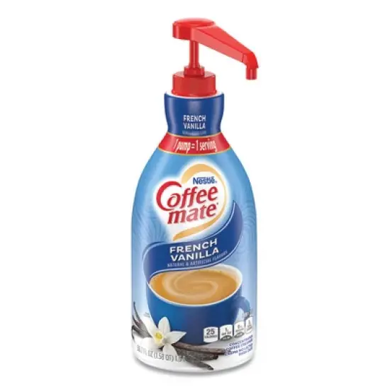 Coffee mate Liquid Coffee Creamer, French Vanilla, 1500mL Pump Bottle image {7}