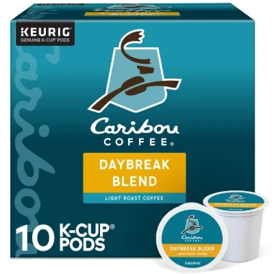 Caribou Coffee Daybreak Blend Light Roast Coffee Keurig K-Cup Coffee Pods image {15}