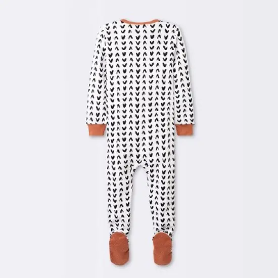 Baby 3pk Tight Fit Zip-Up Sleep N' Play - Cloud Island&trade; Black image {1}