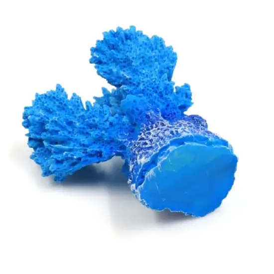 Unique Bargains Resin Mini Plant Betta Aquarium Fishbowl Landscaping Decor Ornament Blue image {3}