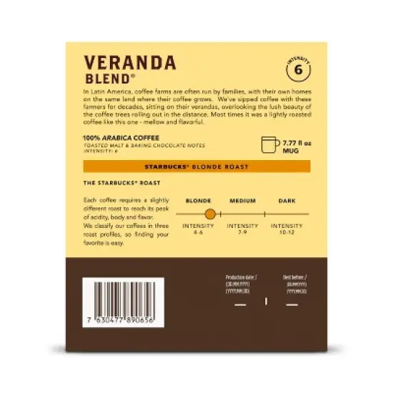 Starbucks  Nespresso VL Core Flavor Variety Pack - 24ct image {3}