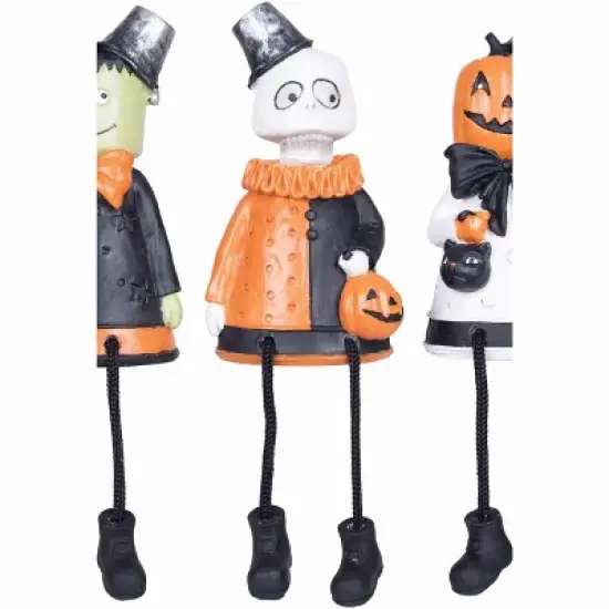 Gallerie II Sitting Trick or Treaters Decorative Halloween Figurines Set of 3 image {2}