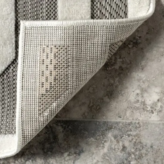 nuLOOM Nicola Transitional Bars Indoor/Outdoor Area Rug image {6}