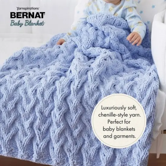 Bernat Baby Blanket Big Ball Yarn 24 Pack-Baby Sand image {2}
