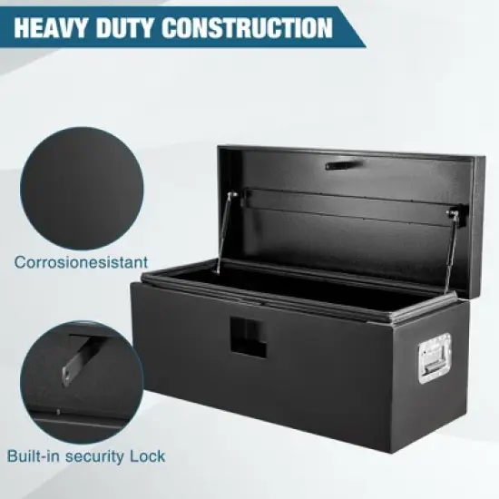 Heavy-Duty Hitch Mount Tool Box, Rust Resistant Steel with Weatherproof Seal image {3}