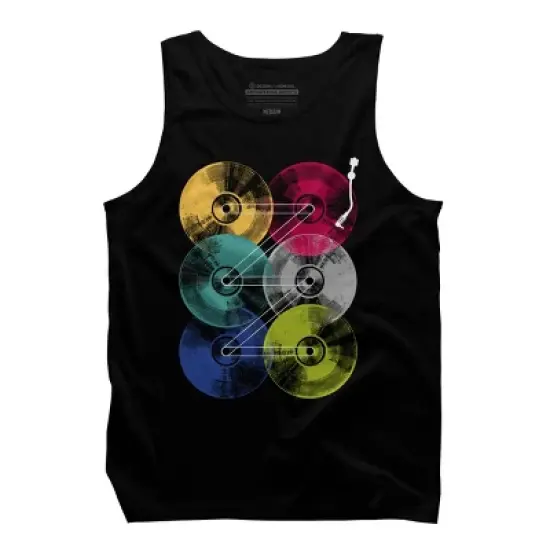 Men's Design By Humans Nonstop By clingcling Tank Top image {2}
