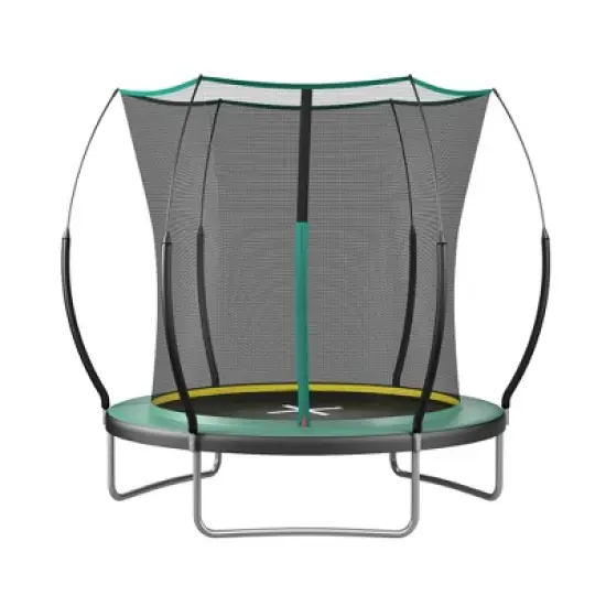 Okak 6/8/10/12/14FT UV-Protected Trampoline, Kids Trampoline with Safety Net and Metal Stand, Springfree Outdoor Trampoline for Yard, Garden image {7}