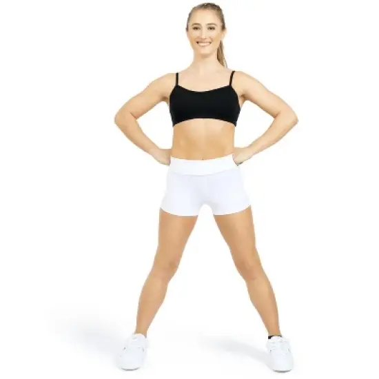 Capezio Women's Team Basics High Waisted Shorts image {10}
