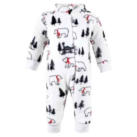 Hudson Baby Unisex Toddler Plush Jumpsuits, Winter Bear image {2}