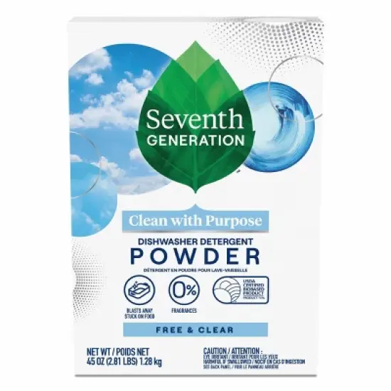 Seventh Generation Free & Clear Auto Dishwasher Detergent Powder - 45oz image {1}