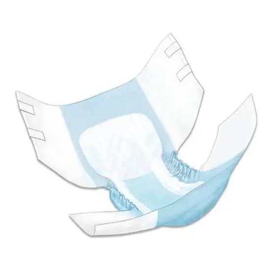 Simplicity Incontinence Brief, Moderate Absorbency, Unisex, Large, 10 Count, 10 Packs, 100 Total image {1}