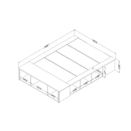South Shore Storage Bed with Baskets image {7}