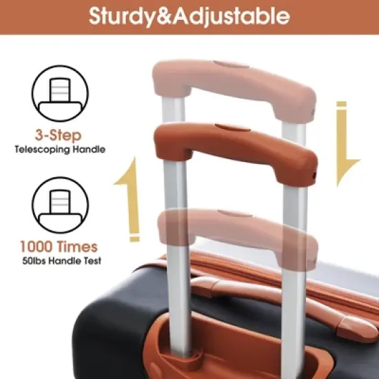 Dexmalle Hardshell Luggage Sets 2Pcs + Bag Spinner Suitcase image {2}