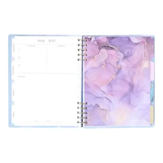 The Happy Planner 2025 Weekly/Monthly Planner 9.75"x8.75" Classic Ethereal Elements: Adult Twin-Wire Calendar, 7x9.25" image {6}