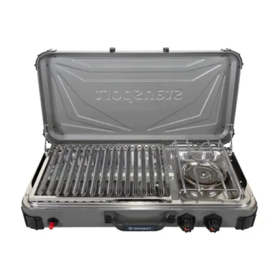 Stansport Boulder Series Propane Stove & Grill Combo image {1}