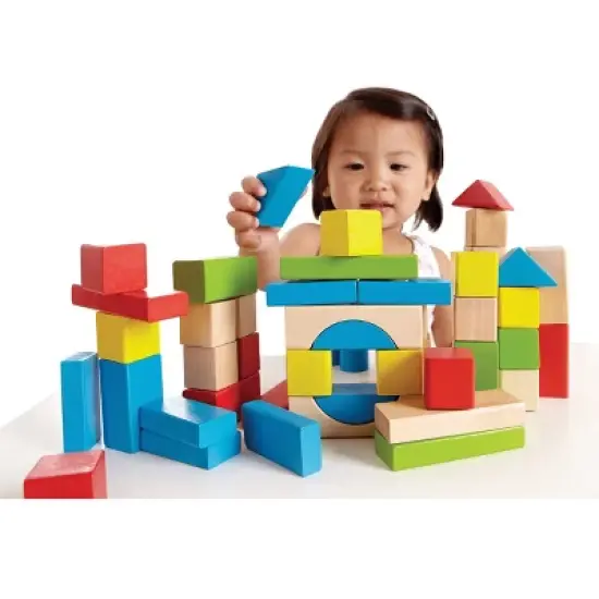 HAPE Natural & Color Maple Blocks - Set of 50 image {3}