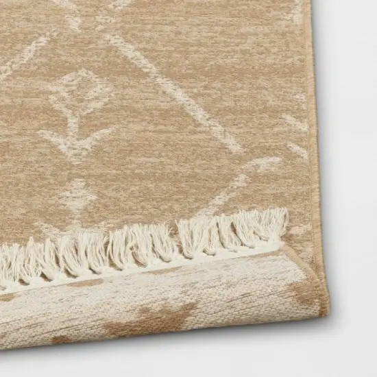 5'x7' Tapestry Rectangular Woven Outdoor Area Rug Multicolor Neutrals - Opalhouse&trade; image {3}