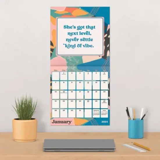 Trends International Inc. 2023-24 Wall Calendar 12"x12" Empowerment image {4}