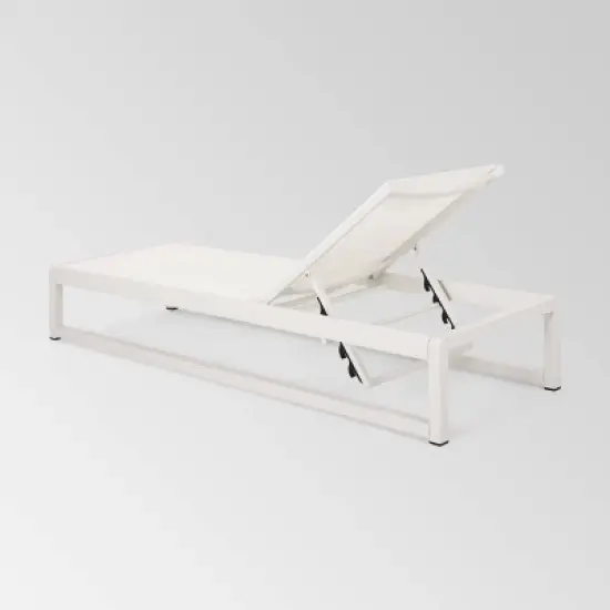 Metten 2PK Aluminum Mesh Chaise Lounge - Christopher Knight Home
 image {4}