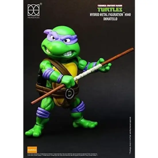 Herocross Company Limited Teenage Mutant Ninja Turtles Hybrid Metal Figuration Action Figure | Donatello image {1}