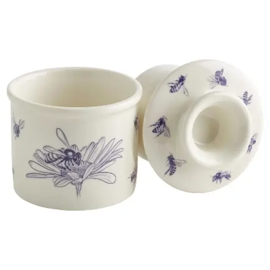 Butter Bell&reg; Crock &ndash; Farmhouse Honey Bee Ceramic Butter Keeper, Beekeeper-Inspired Butter Dish for Fresh, Spreadable Butter image {4}