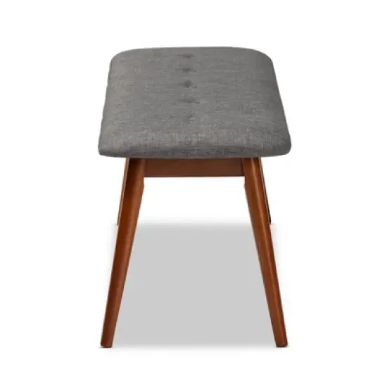 Flora Bench - Baxton Studio image {1}