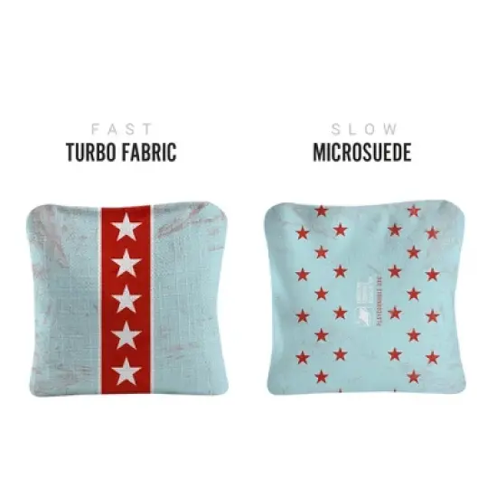 American Moto Synergy Pro Blue Cornhole Bags (Set of 4) image {1}