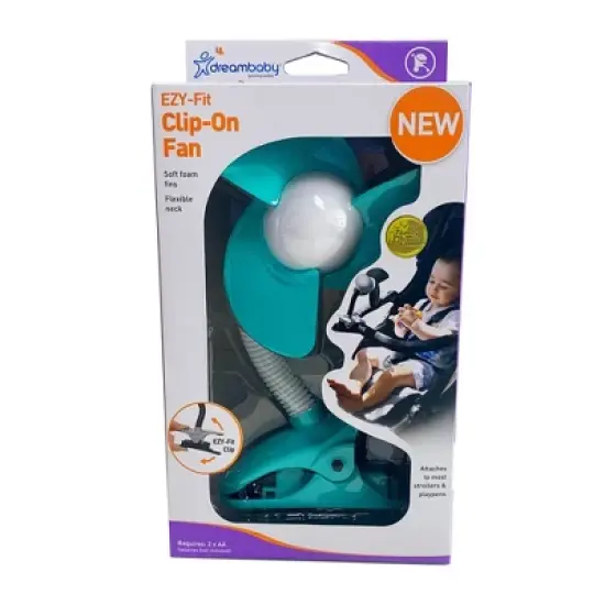 Dreambaby&reg; EZY-Fit Clip-On Fan, Aqua image {2}