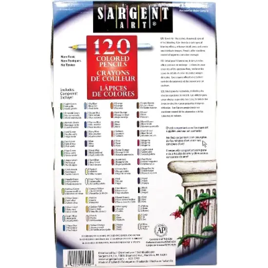 Sargent Art Colored Pencils 120Ct 227252 image {1}