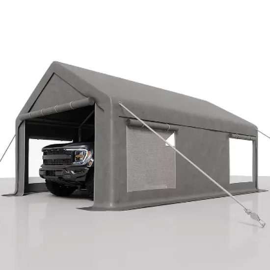 GustoWave 10x20 FT Waterproof UV-Resistant Heavy-Duty Canopy Carport image {6}