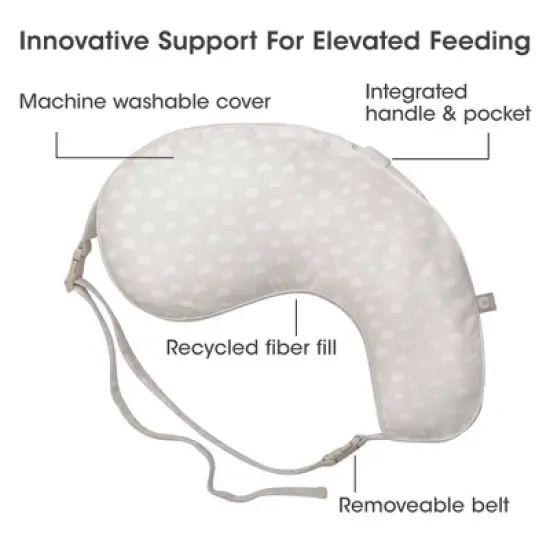 Boppy Uplift Nursing Pillow - Tan Pebbles image {3}