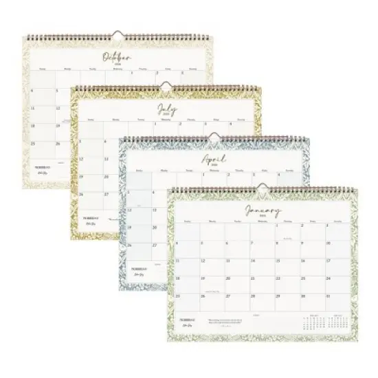 Morris & Co. by Blue Sky 15"x12" 2026&nbsp;Wirebound Monthly Wall Calendar Multi Design image {6}