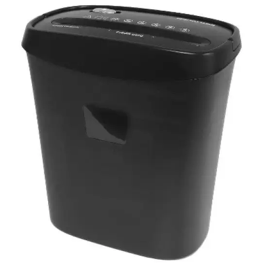 Honeywell 9 Sheet Cross Cut Paper Shredder for Home use Black: Automatic Start & Stop, 4 Gallon Capacity, Document Shredder image {2}