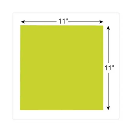 Post-it Notes Super Sticky Big Notes, Unruled, 11 x 11, Green, 30 Sheets image {6}