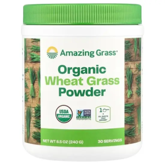 Amazing Grass Organic Wheat Grass Powder, 8.5 oz (240 g) image {4}