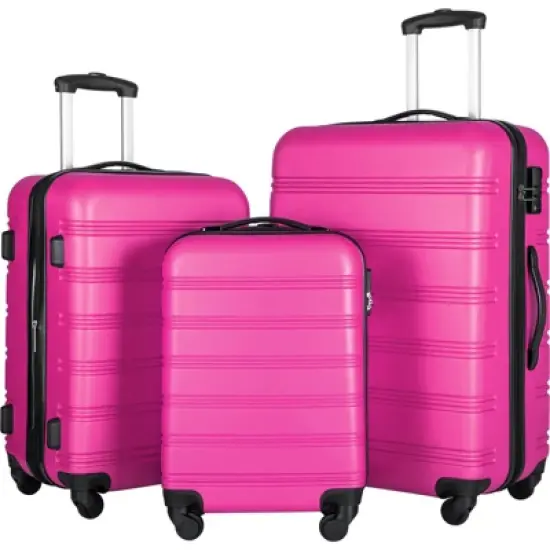 Aukfa 3-piece Lightweight Hardshell Expandable Luggage set With TSA Lock, Available In 20" 24" 28"，Multicolor image {10}