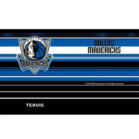 NBA Dallas Mavericks 20oz Hype Stripes Stainless Steel Tumbler image {1}
