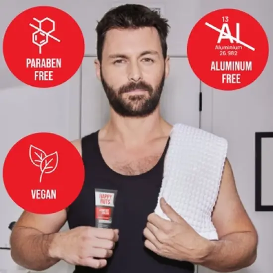 Happy Nuts Comfort Cream Deodorant - Unscented - 2.25 fl oz image {4}