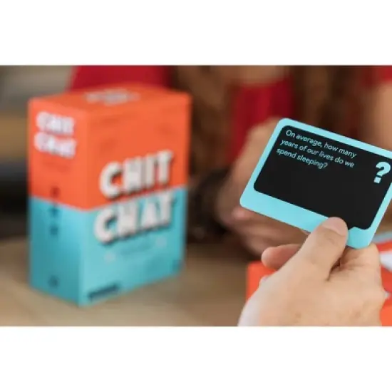 Asmodee Chit Chat Card Game: Numbers Focus, Party Fun, 4-10 People, 10-Minute Play, Complete Set image {5}